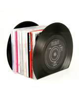 Vinyl Bookends - keep your books neatly