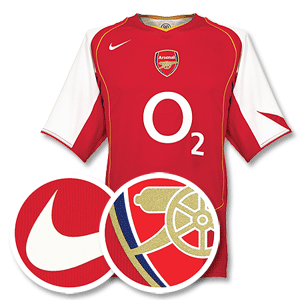 04-05 Arsenal Home Shirt-Code 7 Single Layer