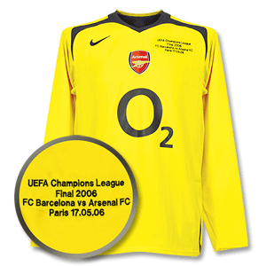 05-06 Arsenal Away L/S + C/L Embroidery
