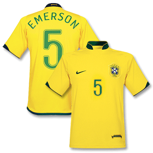 Nike 06-07 Brasil Home Shirt   Emerson 5