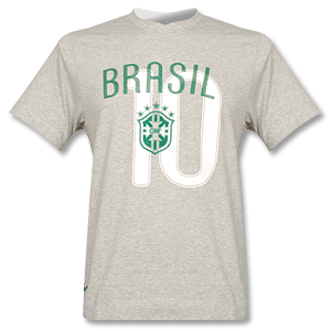 06-07 Brazil Federation Number 10 Tee - Grey