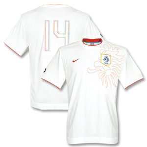 Nike 06-07 Holland Federation Top - white