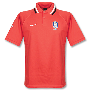 Nike 06-07 Korea Polo Shirt - Red