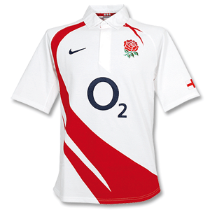 Nike 07-08 England Home Rugby Shirt