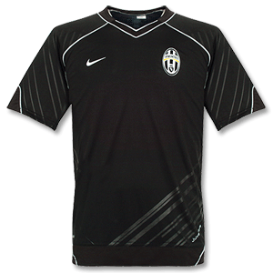 07-08 Juventus Pre Match S/S Top - Black