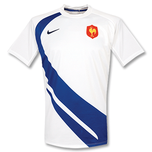 Nike 07-09 France Away Rugby Jersey - Replica