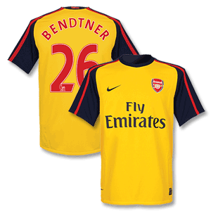 Nike 08-09 Arsenal Away Shirt   Bendtner 26