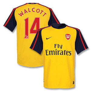 Nike 08-09 Arsenal Away Shirt   Walcott 14