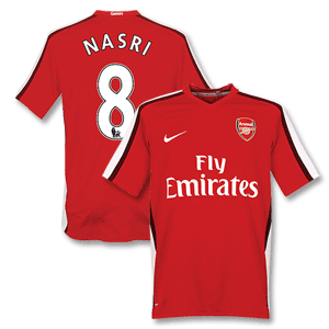 Nike 08-09 Arsenal Home Shirt   Nasri 8
