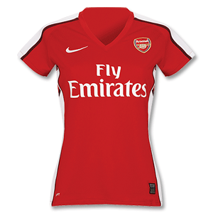 Nike 08-09 Arsenal Home Womens Shirt - Red
