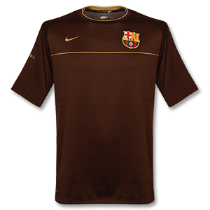 Nike 08-09 Barcelona Training Shirt - Brown