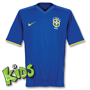 Nike 08-09 Brasil Away Shirt - Boys