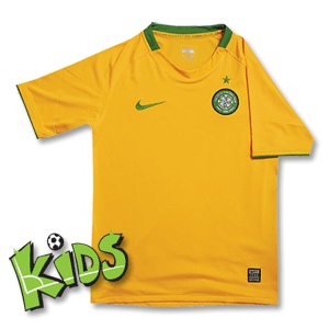 Nike 08-09 Celtic Away Shirt Boys Yellow