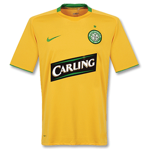 Nike 08-09 Celtic Away Shirt Yellow/Green