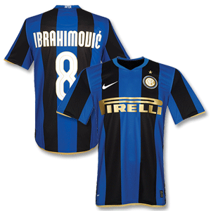 Nike 08-09 Inter Milan Home Shirt   Ibrahimovic 8