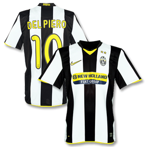 08-09 Juventus Home Shirt   Del Piero 10