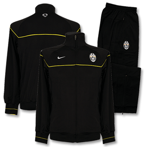 Nike 08-09 Juventus Woven Warm Up Suit - Black/White