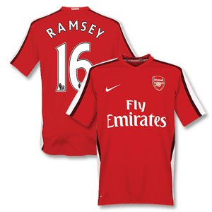 Nike 08-10 Arsenal Home Shirt   Ramsey 16