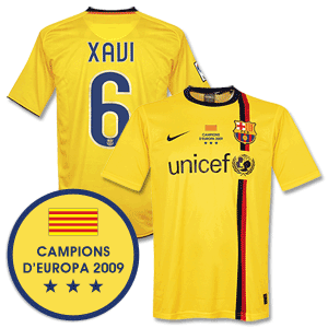 Nike 08-10 Barcelona 3rd Shirt   Winners Transfer   Xavi 6 *Delivery Mid-June