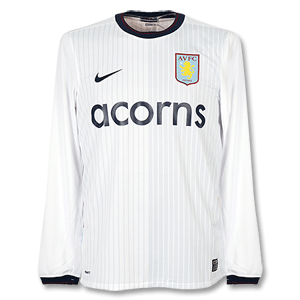 Nike 09-10 Aston Villa Away L/S Shirt