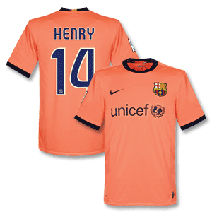 Nike 09-10 Barcelona Away Shirt   Henry 14