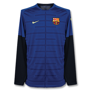 Nike 09-10 Barcelona L/S Cut and Sew Training Top - Royal