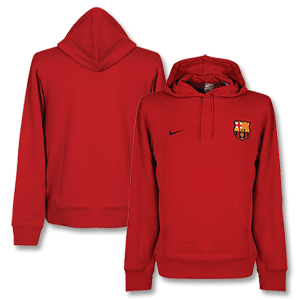 09-10 Barcelona Supporter Hoody - Red