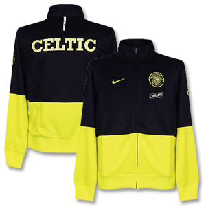 Nike 09-10 Celtic Line Up Jacket - Black