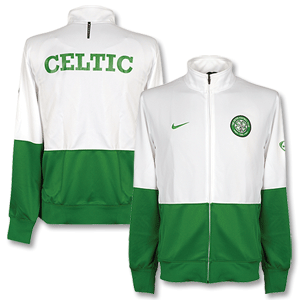 09-10 Celtic Line Up Jacket - White