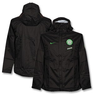 Nike 09-10 Celtic Rainjacket - black