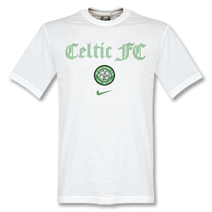 09-10 Celtic S/S Graphic T-Shirt - White
