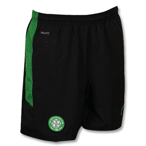Nike 09-10 Celtic Woven Shorts - Black/Green