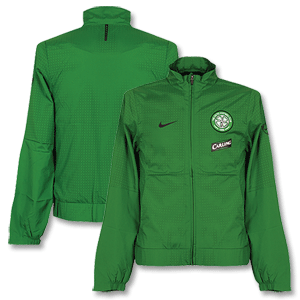 Nike 09-10 Celtic Woven Warm Up Jacket - Green