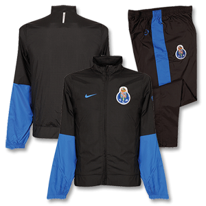 Nike 09-10 FC Porto Woven Warm Up Suit - Dark Grey