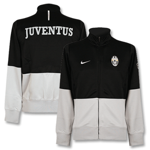 Nike 09-10 Juventus Line Up Jacket - Black/Silver