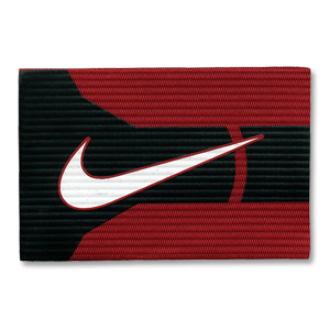 09-10 Nike T90 Captains Armband - Red/Black