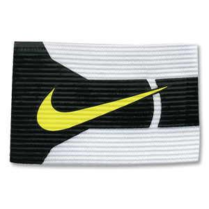 09-10 Nike T90 Captains Armband - White/Black