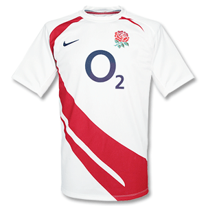 2007 England Rugby Shirt - White - Players