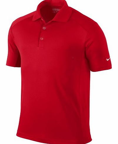 2013 Nike Victory Golf Polo Shirt-Logo Sleeve-University Red-XX-Large