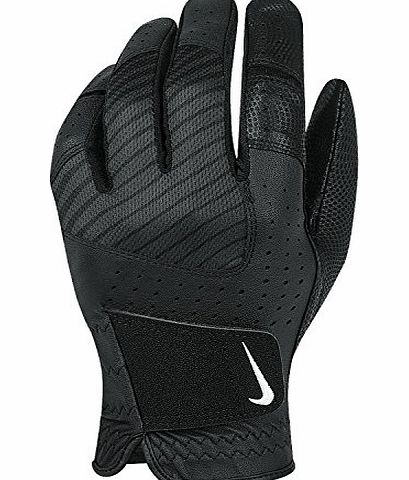 Nike 2014 Nike Mens Tech Xtreme Leather Golf glove Left Hand Black/Black Small