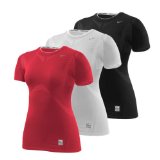 Nike Pro Ultimate Womens Short Sleeve Crew Top (White Large)