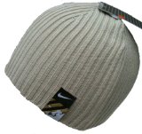 Adults Nike Knitted Beanie Woolly Beige Hat