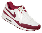 Air Max Light White/Red Leather Trainers