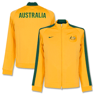 Australia Yellow Authentic N98 Jacket 2014 2015