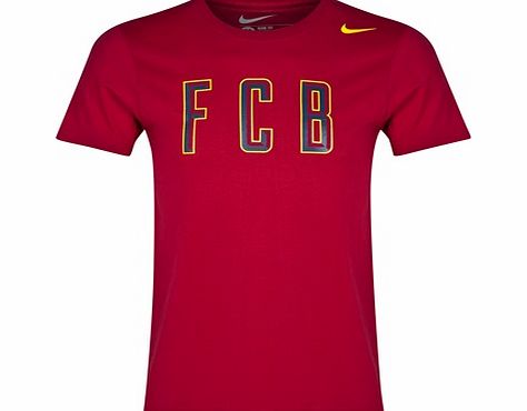 Barcelona Core Plus T-Shirt Red 656528-620