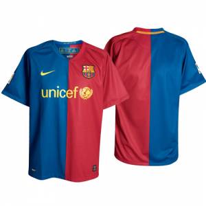 Nike Barcelona Home Shirts 2008/09 - Junior