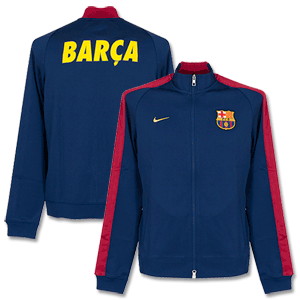 Nike Barcelona Navy Authentic N98 Jacket 2014 2015