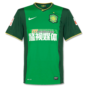 Nike Beijing Guoan Home Shirt 2014 2015 Inc CSL Patch