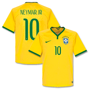 Brazil Home Kids Neymar Jr Shirt 2014 2015