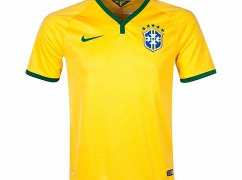 Brazil Home Shirt Yellow 2013/14 575280-703